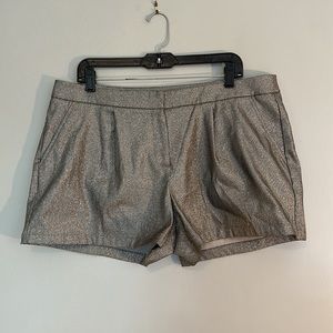 EUC like new silver Jennier Lopez shorts size 16